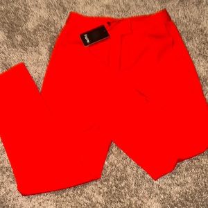 Orange fate pants size small